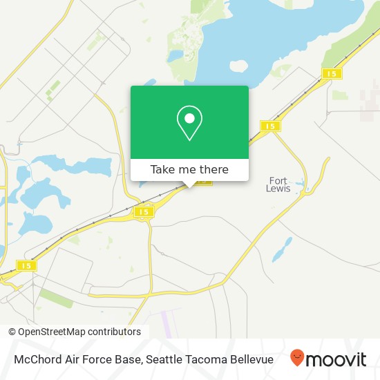 Mapa de McChord Air Force Base