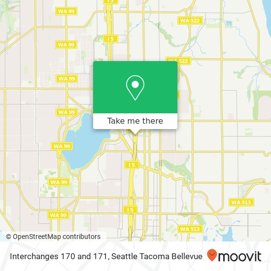 Interchanges 170 and 171 map