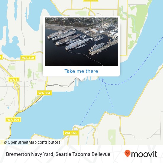 Mapa de Bremerton Navy Yard