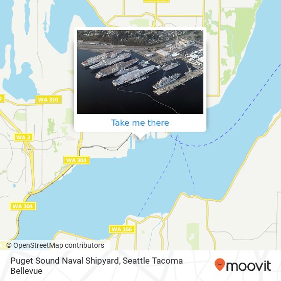 Puget Sound Naval Shipyard map