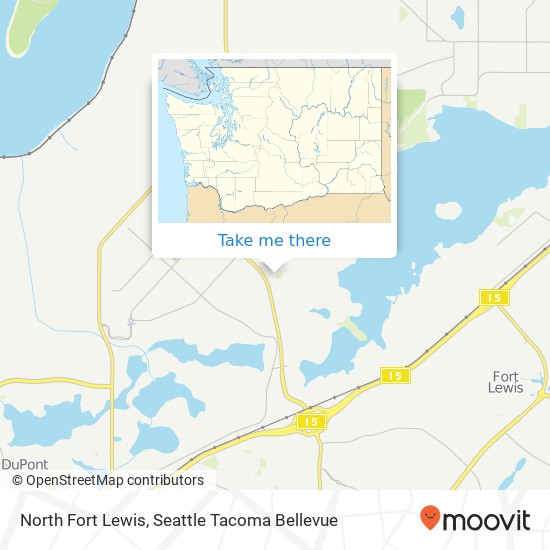 Mapa de North Fort Lewis