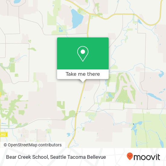 Bear Creek School map