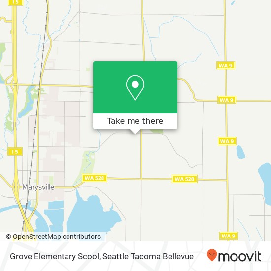 Grove Elementary Scool map