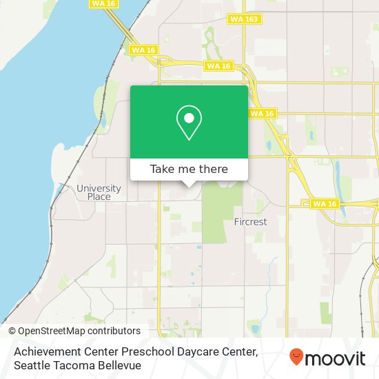 Achievement Center Preschool Daycare Center map