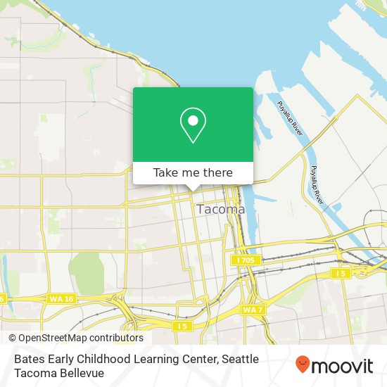 Bates Early Childhood Learning Center map