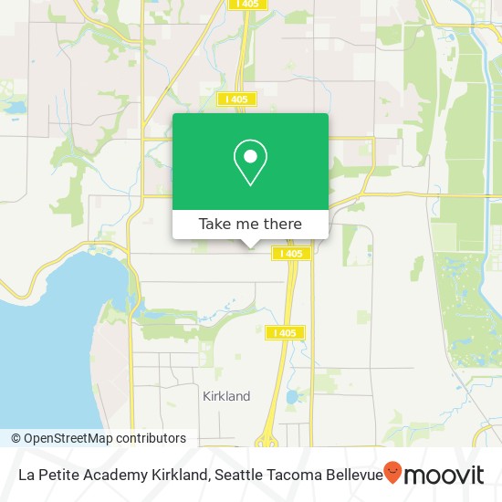 Mapa de La Petite Academy Kirkland