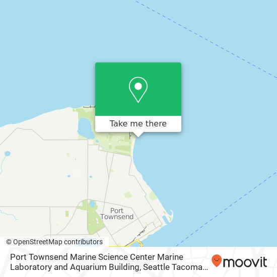 Port Townsend Marine Science Center Marine Laboratory and Aquarium Building map
