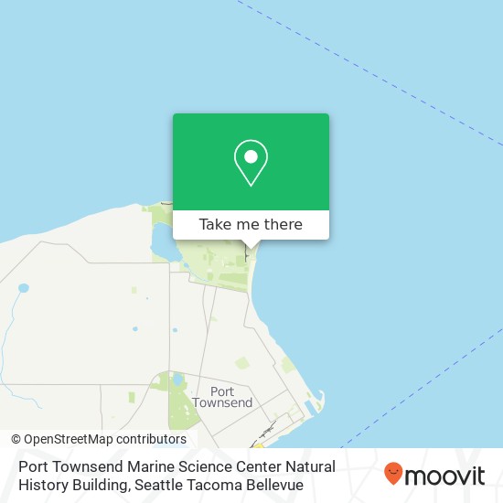 Mapa de Port Townsend Marine Science Center Natural History Building