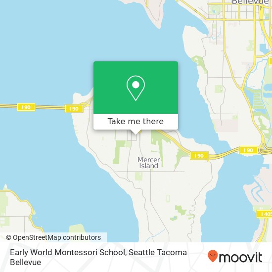 Mapa de Early World Montessori School