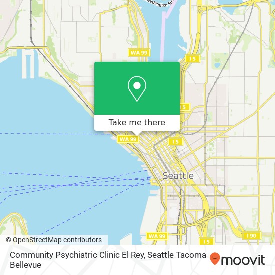 Mapa de Community Psychiatric Clinic El Rey