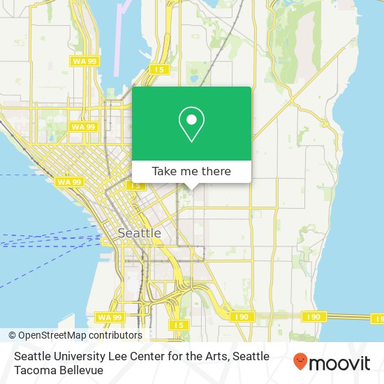 Mapa de Seattle University Lee Center for the Arts