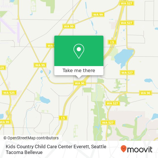 Mapa de Kids Country Child Care Center Everett