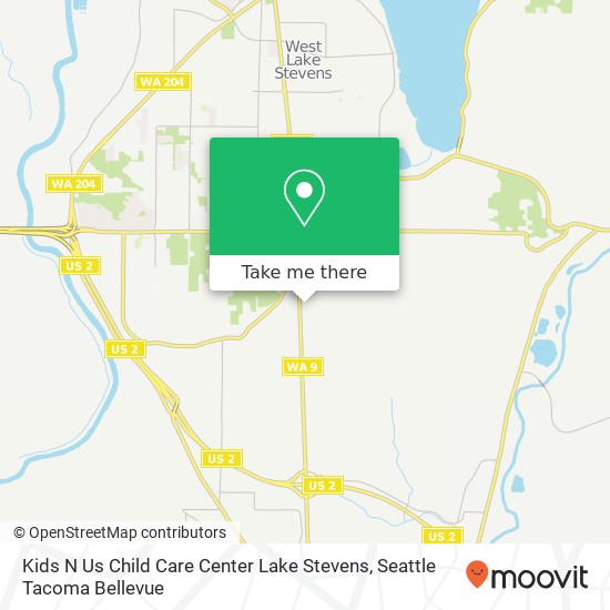 Mapa de Kids N Us Child Care Center Lake Stevens