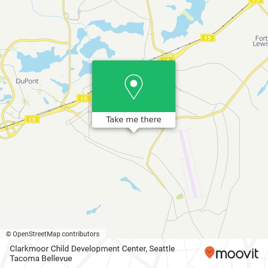 Clarkmoor Child Development Center map