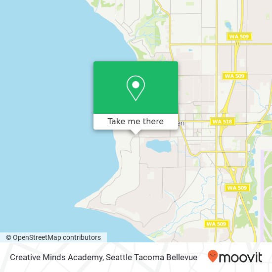 Mapa de Creative Minds Academy