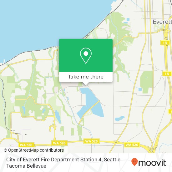 Mapa de City of Everett Fire Department Station 4