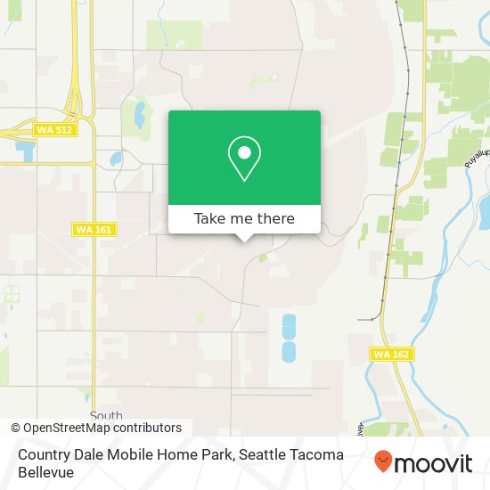 Mapa de Country Dale Mobile Home Park