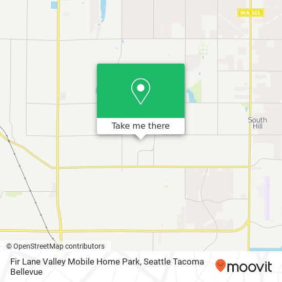 Fir Lane Valley Mobile Home Park map