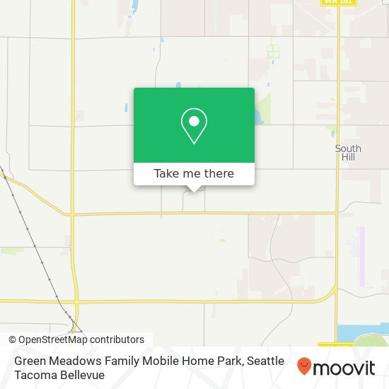 Green Meadows Family Mobile Home Park map