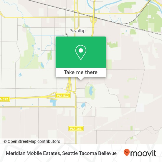 Meridian Mobile Estates map