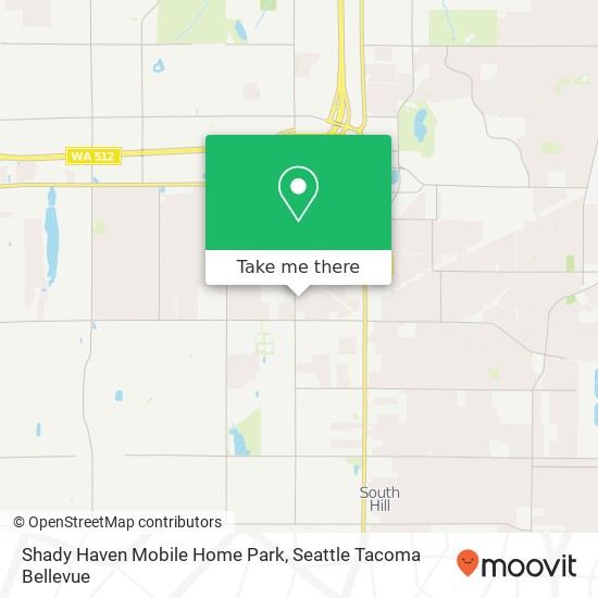 Shady Haven Mobile Home Park map