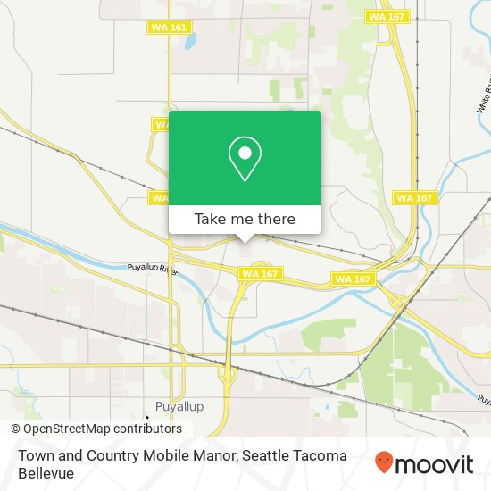 Town and Country Mobile Manor map