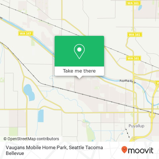 Vaugans Mobile Home Park map