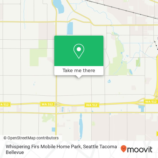 Whispering Firs Mobile Home Park map