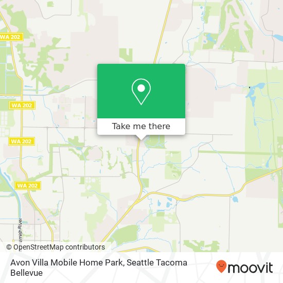 Mapa de Avon Villa Mobile Home Park