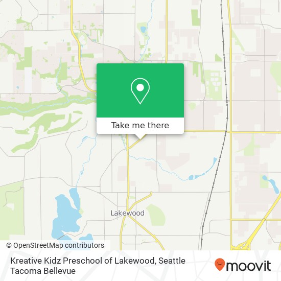 Mapa de Kreative Kidz Preschool of Lakewood