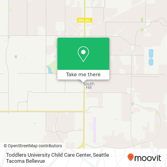 Mapa de Toddlers University Child Care Center