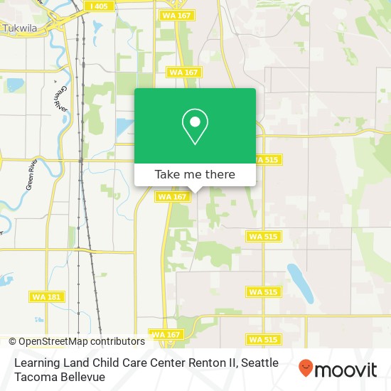 Learning Land Child Care Center Renton II map