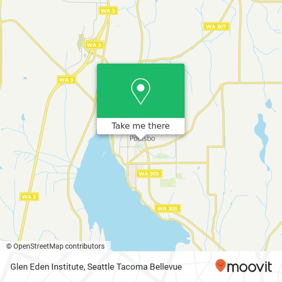 Mapa de Glen Eden Institute