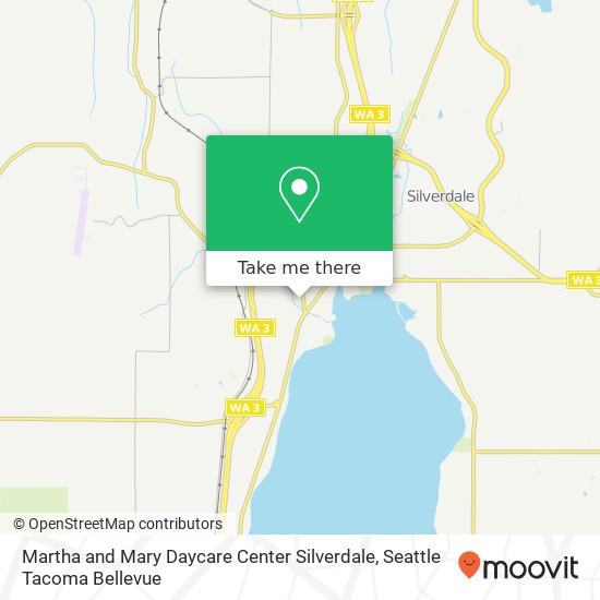 Mapa de Martha and Mary Daycare Center Silverdale