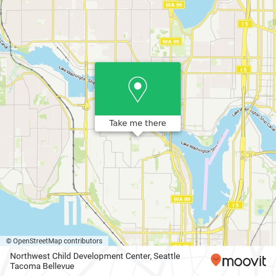 Mapa de Northwest Child Development Center