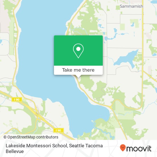 Lakeside Montessori School map