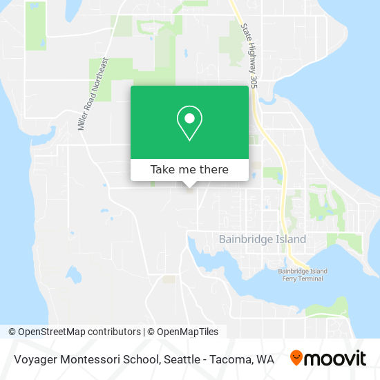 Voyager Montessori School map