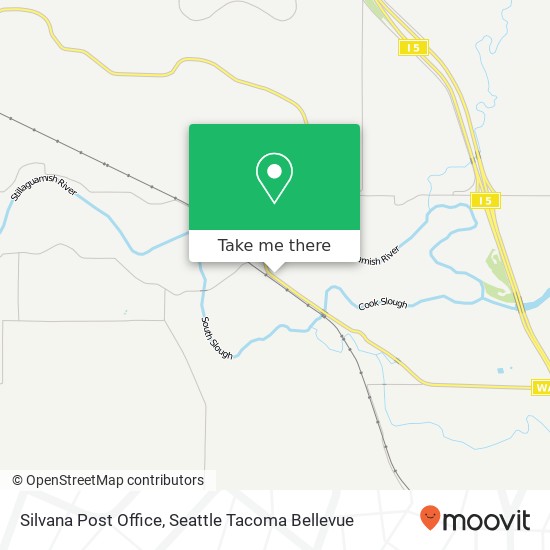 Mapa de Silvana Post Office
