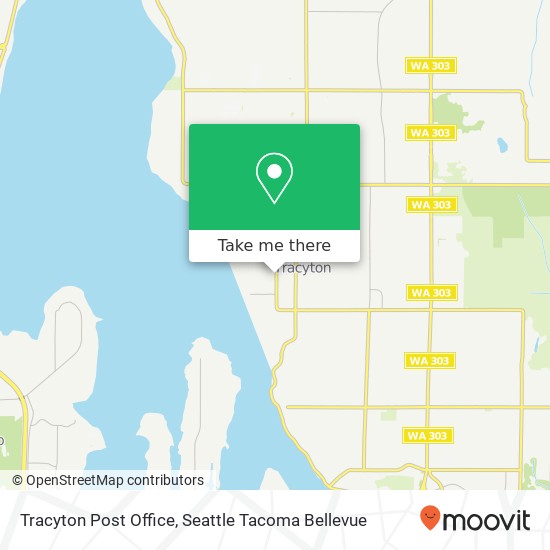 Mapa de Tracyton Post Office