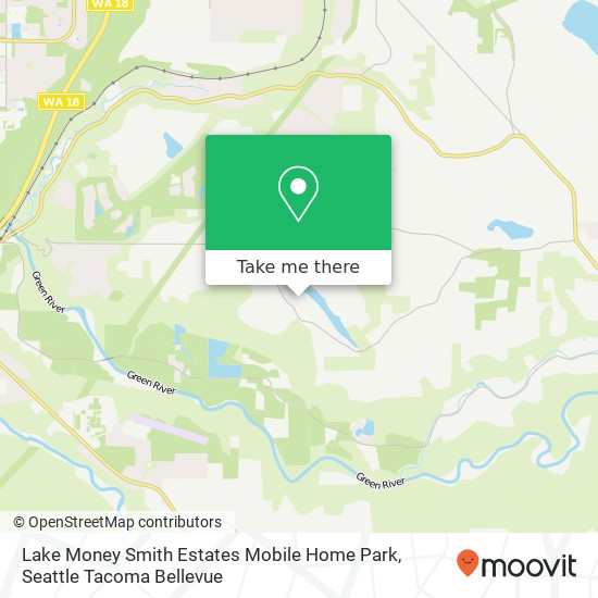 Lake Money Smith Estates Mobile Home Park map