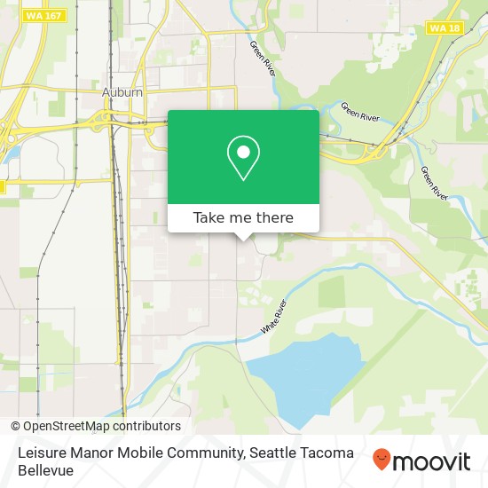 Leisure Manor Mobile Community map