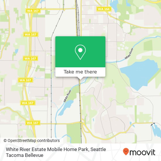 Mapa de White River Estate Mobile Home Park