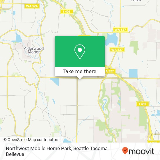 Mapa de Northwest Mobile Home Park