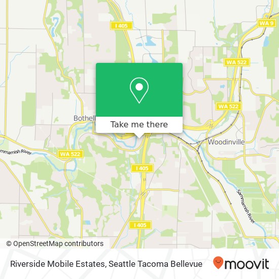 Mapa de Riverside Mobile Estates