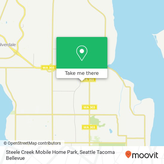 Mapa de Steele Creek Mobile Home Park