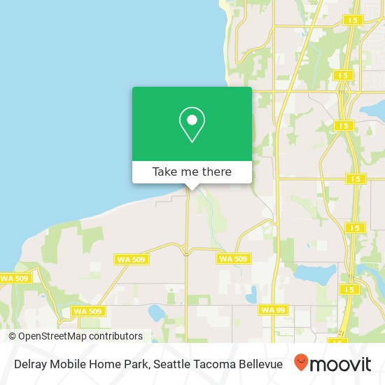 Mapa de Delray Mobile Home Park