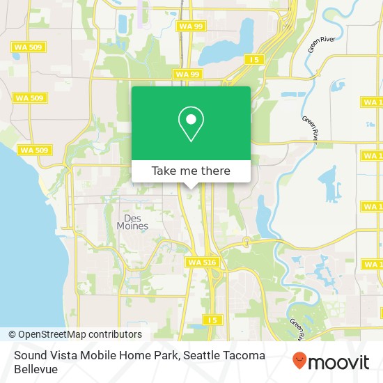 Sound Vista Mobile Home Park map