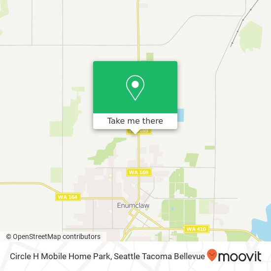 Circle H Mobile Home Park map