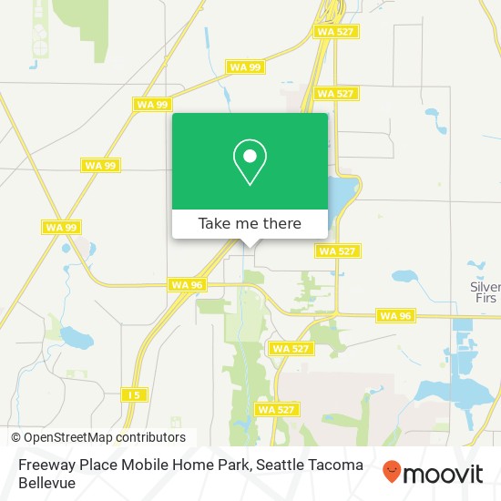 Freeway Place Mobile Home Park map