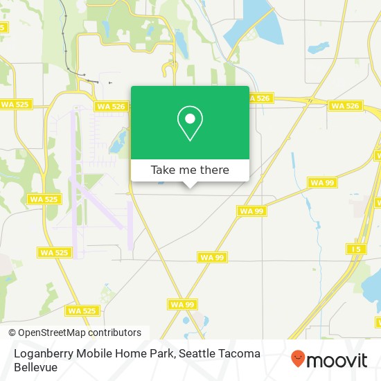 Mapa de Loganberry Mobile Home Park